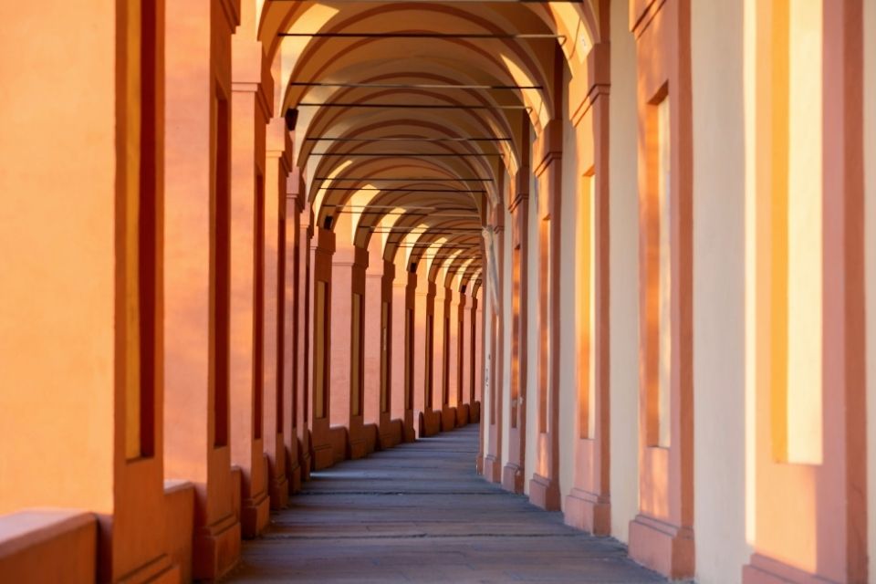 Gallerij in Bologna, Italië