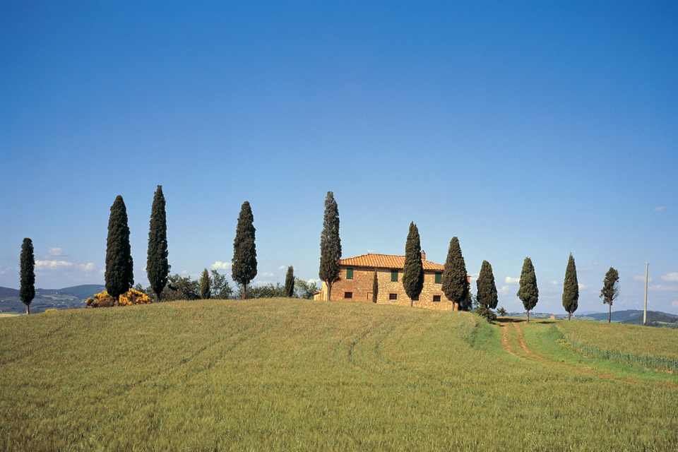 Toscaans landschap, Toscane, Italië