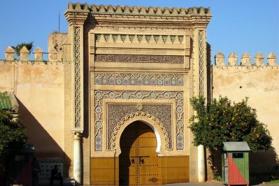 Koninklijk paleis in Mèknes, Marokko Koninklijk paleis in Mèknes, Marokko