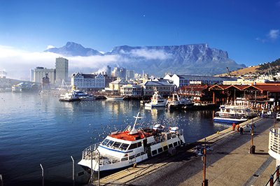De Tafelberg in Kaapstad De Tafelberg in Kaapstad