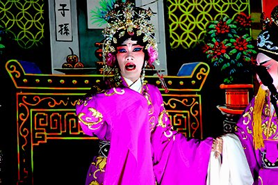 Theatervoorstelling in Xi'an Theatervoorstelling in Xi'an