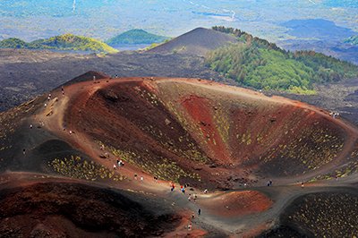Bezoek de Etna Bezoek de Etna