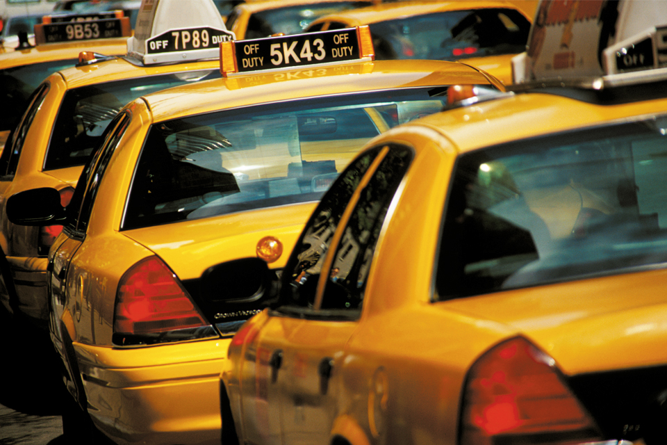 Yellow cab in New York