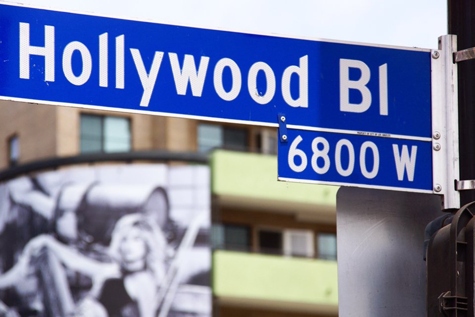 Hollywood Boulevard in Los Angeles