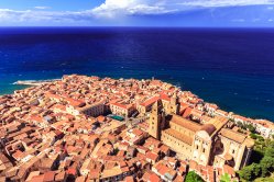 Cefalu op Sicilië, Italië
