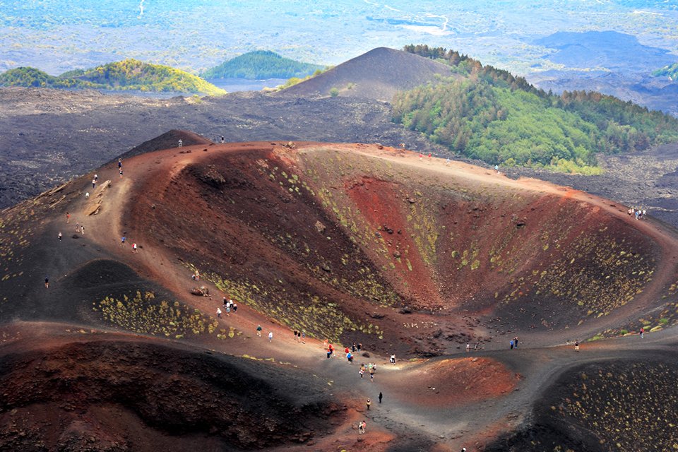 De Etna op Sicilië, Italië