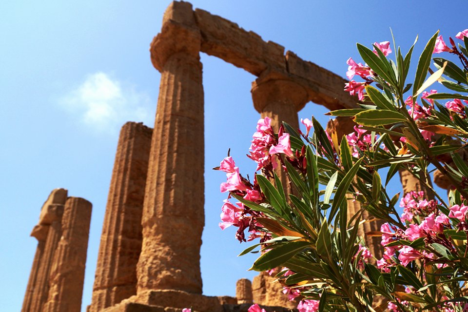 Agrigento op Sicilië, Italië