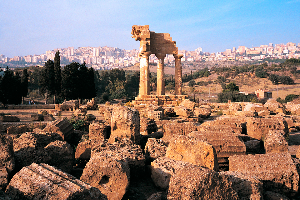 Agrigentom Vallei der Tempels Sicilië, Italië