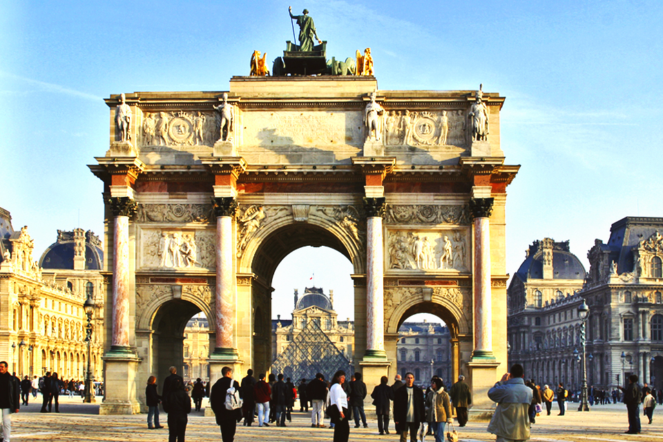 Louvre in Parijs, Frankrijk