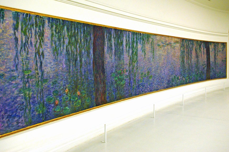 Monet in Musée de l'Orangerie in Parijs, Frankrijk