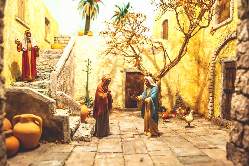 Een Italiaanse kerststal