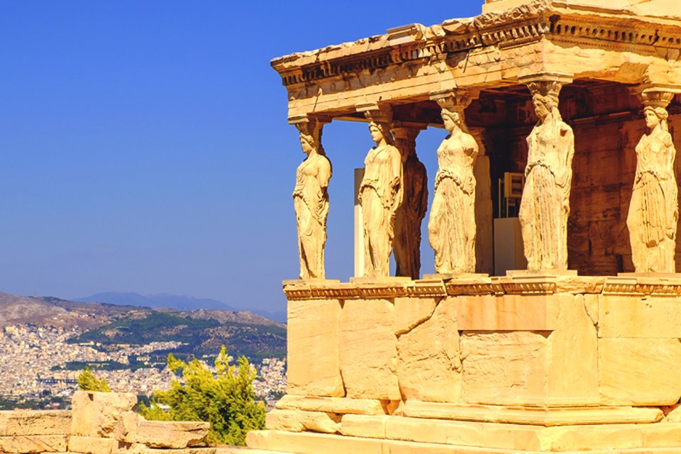 Akropolis in Athene, Griekenland