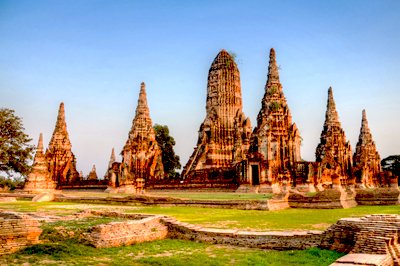 Fietstocht Ayutthaya, Thailand Fietstocht Ayutthaya, Thailand