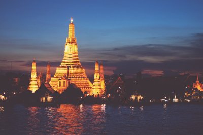Avondfietstour Bangkok, Thailand Avondfietstour Bangkok, Thailand