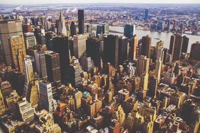 Helikoptervlucht boven Manhattan Helikoptervlucht boven Manhattan
