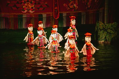 Waterpoppenshow in Hanoi Waterpoppenshow in Hanoi