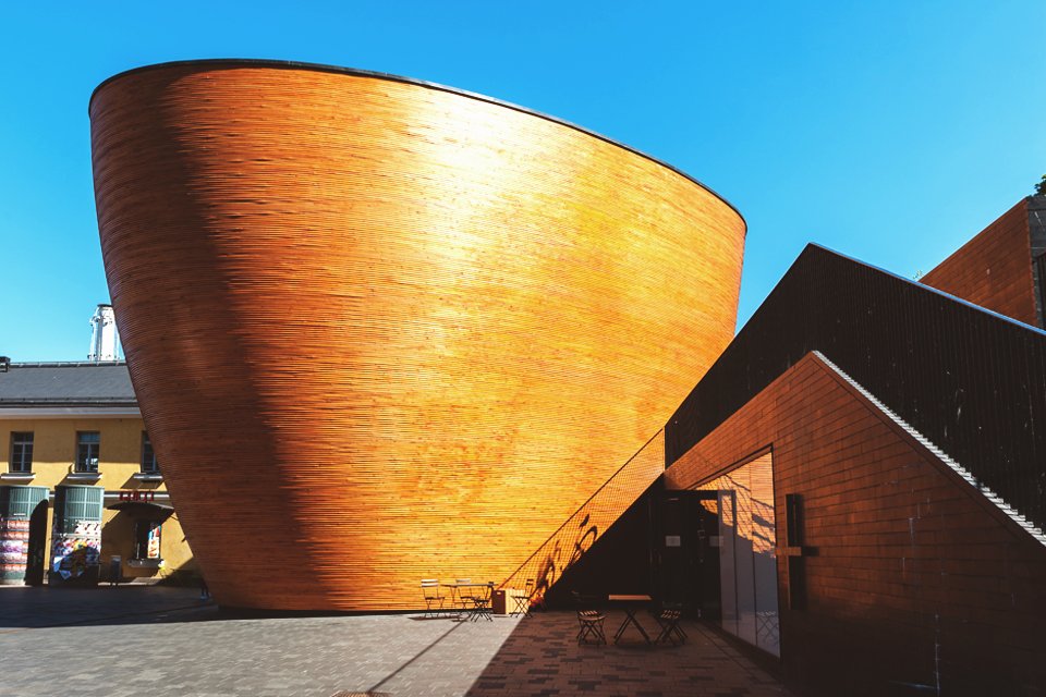 Kapel van de Stilte in Helsinki, Finland