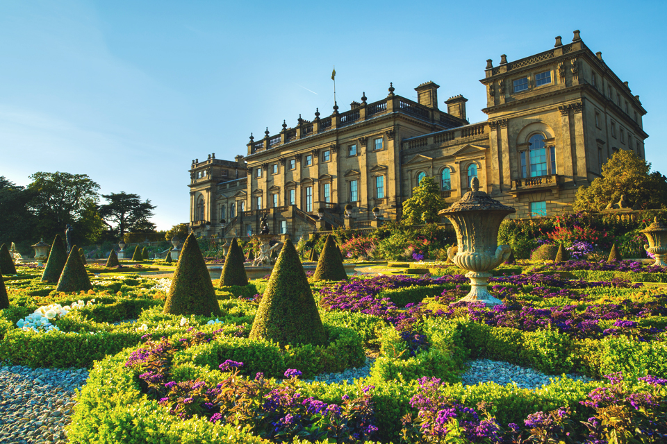 Harewood House in West Yorkshire Groot-Brittannië