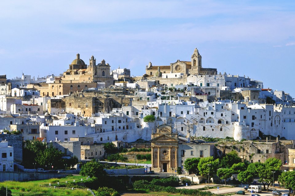 Ostuni in Puglia, Italië