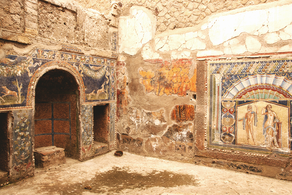 Herculaneum, Napels, Italië