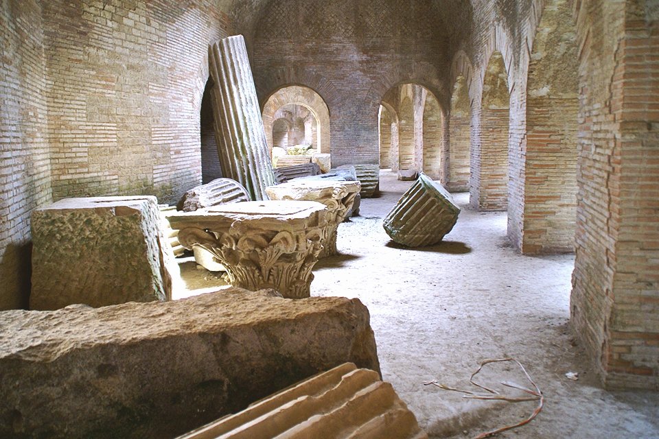 Amfitheater in Pozzuoli, Italië