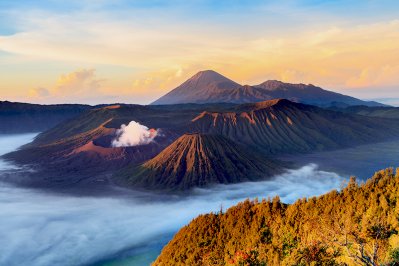 Bromovulkaan, Indonesië Bromovulkaan, Indonesië