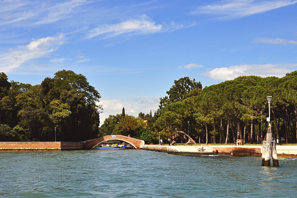 Giardini di Castello in Venetië, Italië