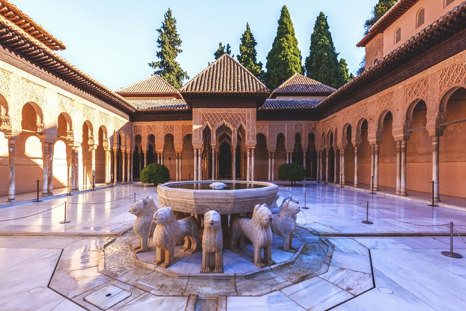 Het Alhambra in Granada, Andalusië, Spanje