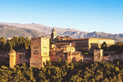 Leeuwenhof van het Alhambra in Granda, Andalusië, Spanje es_spanje_granada_alhambra.jpg