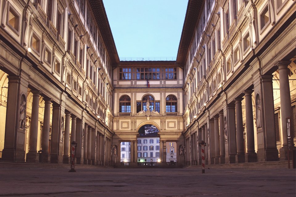 Uffizi in Florence, Toscane, Italië