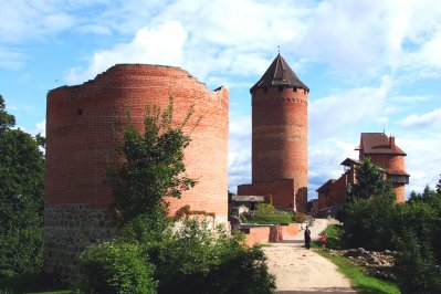 Turiada kasteel, letland Turiada kasteel, letland