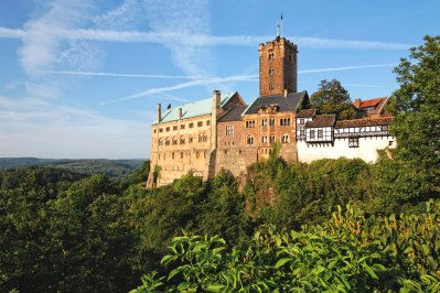 De Wartburg in Eisenach, Duitsland De Wartburg in Eisenach, Duitsland
