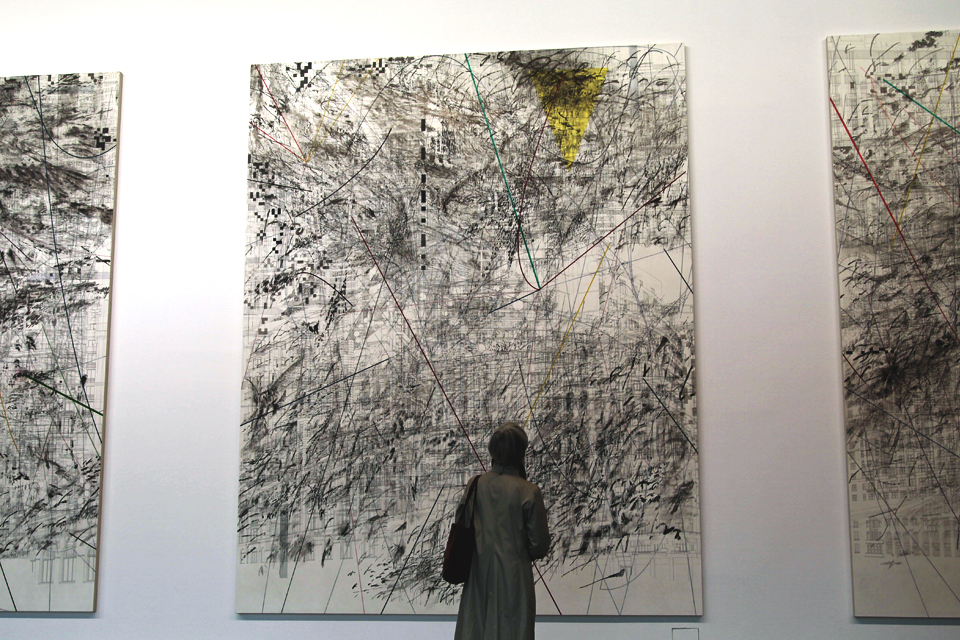 Sfeerimpressie van de Documenta in Kassel, Duitsland