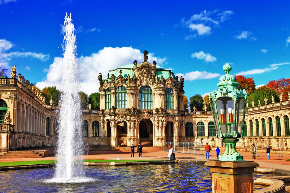 De Zwinger in Dresden, Duitsland