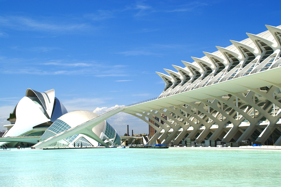 Stad van de Kunst en Wetenschap in Valencia, Spanje