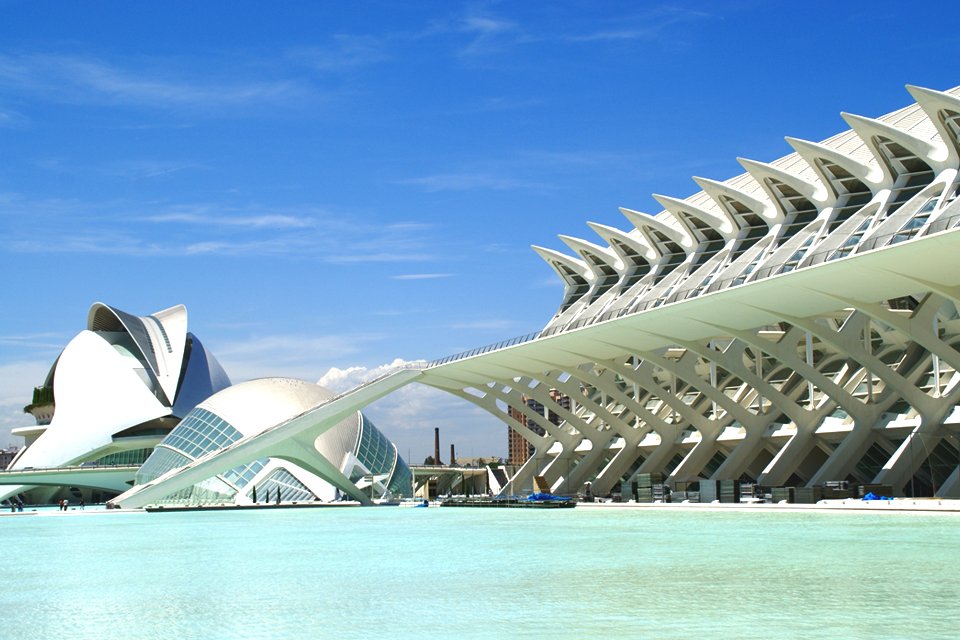 Stad van de Kunst en Wetenschap in Valencia, Spanje