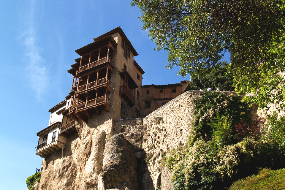 De hangende huizen van Cuenca, Spanje