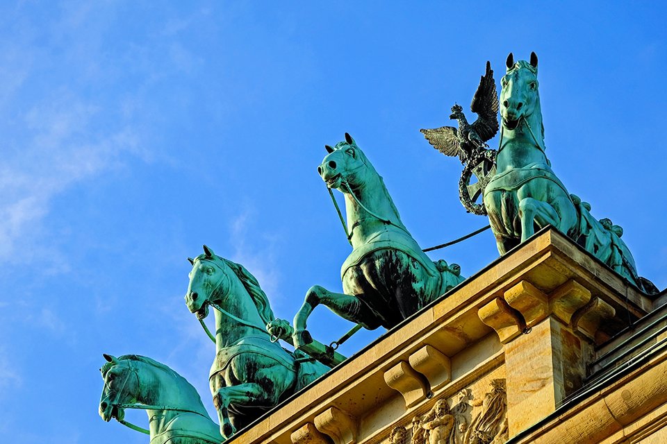 Brandenburger Tor in Berlijn, Duitsland