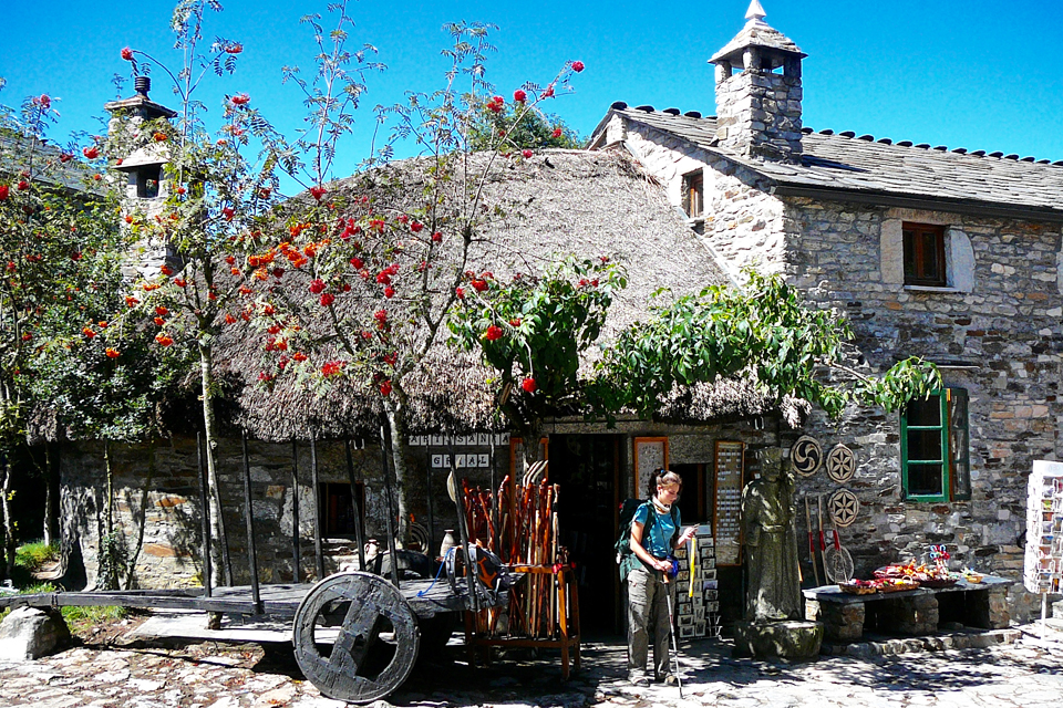 Bergdorp O Cebreiro, Spanje