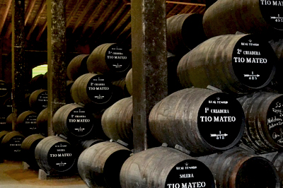 Vaten sherry, Spanje