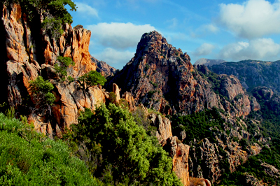 Ruige natuur van Corsica, Frankrijk