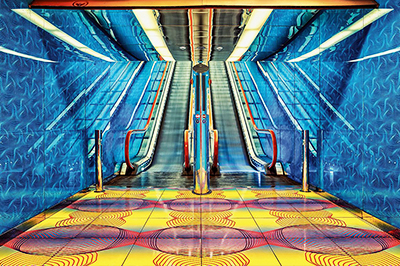 Kunst in de metro, Italië