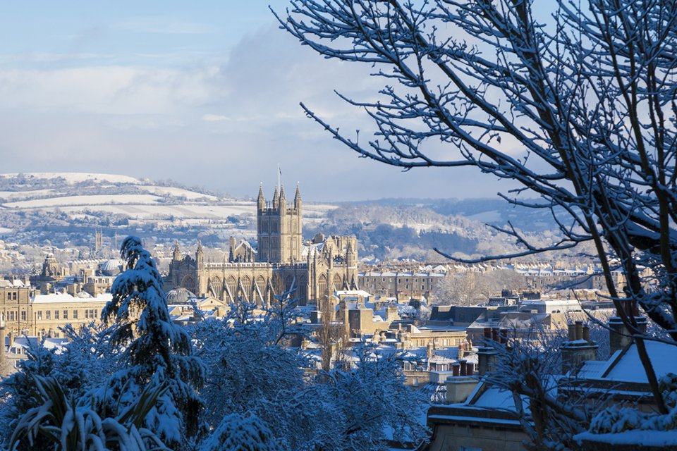 Oxford in de sneeuw, Groot-Brittannië