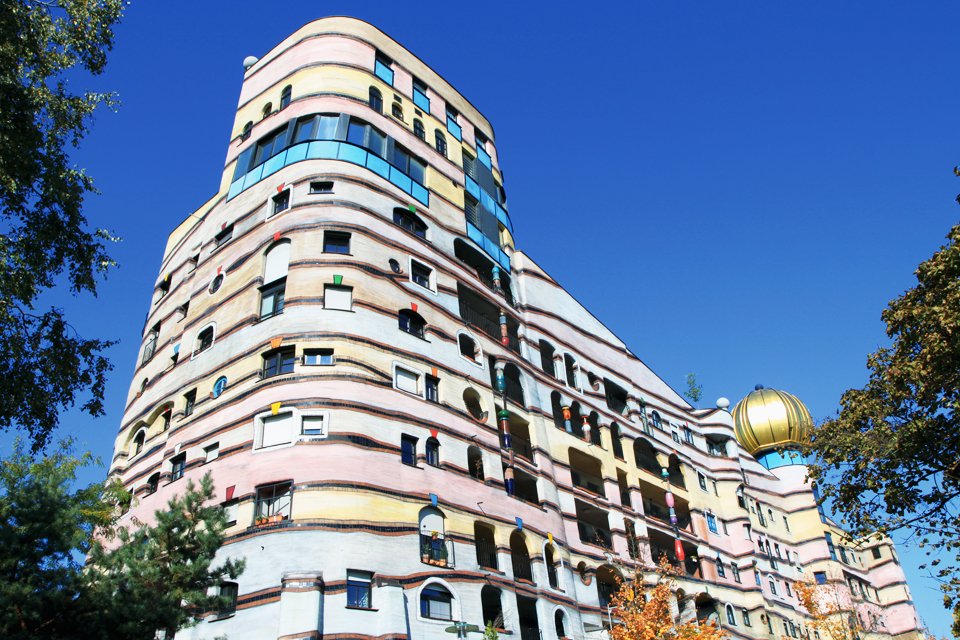 Waldspirale van Hundertwasser in Darmstadt, Duitsland