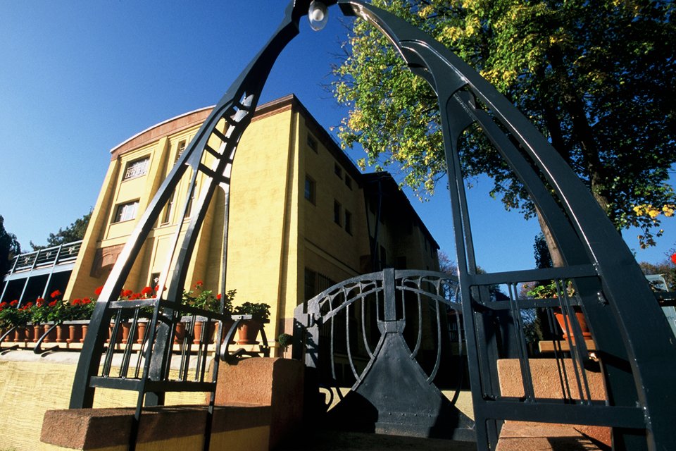 Toegangshek Henry van de Velde Museum in Chemnitz, Duitsland