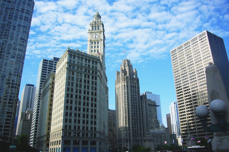 Chicago skyline, Amerika
