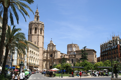 Oude binnenstad van Valencia, Spanje