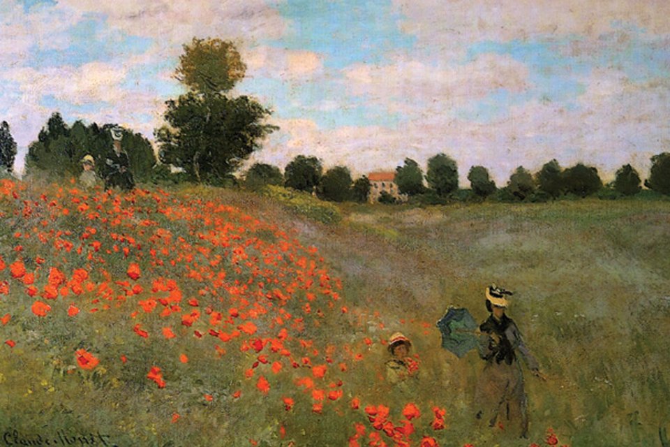 Coquelicots van Claude Monet, Frankrijk