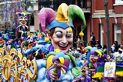 Mardi Gras, Amerika Mardi Gras, Amerika
