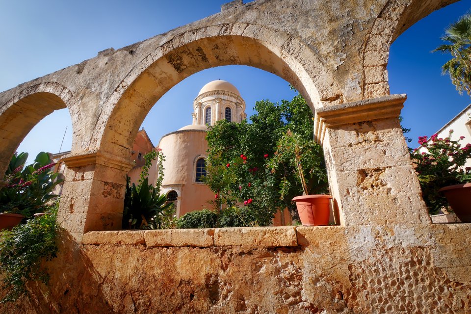 Agia Triada klooster op Kreta, Griekenland